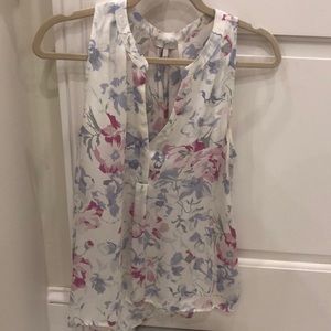 Joie sleeveless silk shirt